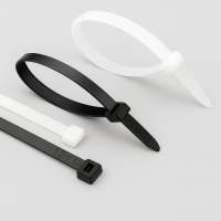 Schwarzer und naturfarbener Standard Kabelbin