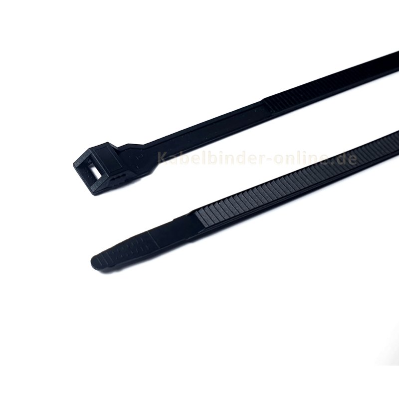 Kabelbinder UV-beständig, schwarz, 4,5 x 360 mm