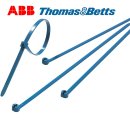 Kabelbinder 91,9 x 2,31mm blau detektierbar TY523M-NDT 1 VP = 100 Stück