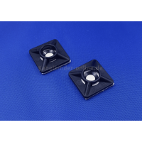 Klebesockel 19 x19 mm Schwarz  100 Stück