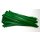 Kabelbinder grün 200 x 3,6 mm 1 VP = 100 Stück