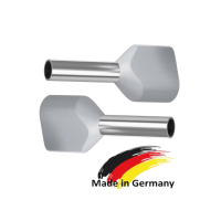 Zwillingsaderendh&uuml;lsen 2 x 4 mm&sup2; / 12mm...