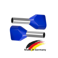 Zwillingsaderendh&uuml;lsen 2 x 16 mm&sup2; /...