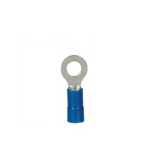 Ringkabelschuh 1,5 - 2,5 mm² blau teilisoliert M6 RK13 UL-Zertifiziert  1VP=100 Stück
