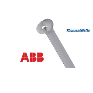 Kabelbinder 295 x 4,8 mm mit Stahlzunge TY5253MR Ty-Rap® Natur 1 VP = 100 Stück