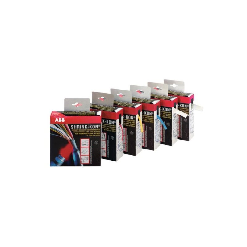 127pcs Schwarze Schrumpfschlauch Polyolefin Halogen-freie Schrumpfschlauch Z0B4