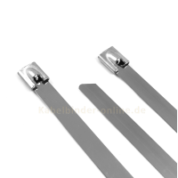 10 Stück Kabelbinder Edelstahl 200 x 4,6 mm 2