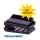 Solar Clip 90° Ty-Rap® Solarkabelkantenclip GD-001-TB Schwarz 1VP = 10 Stück