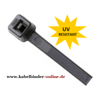 Kabelbinder UV 300x4,8 mm Schwarz 100 St productbox