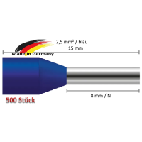 Aderendhülsen 2,5 mm² / 8mm N  gallery