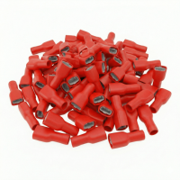 Flachsteckhülse vollisoliert FHV 6,3 x 0,8-1 rot FV01