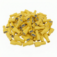 Flachsteckh&uuml;lse vollisoliert FHV 6,3x0,8-6 gelb...