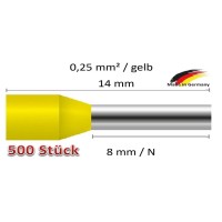 Aderendhülsen 0,25 mm² / 8mm N gallery