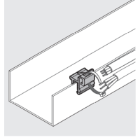 E-Klips® Edge Clips Solarclips mit Kabelbinderhalterung 