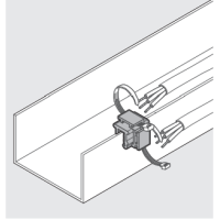 E-Klips® Edge Clips Solarclips mit Kabelbinderhalterung 