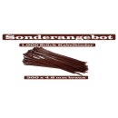 Kabelbinder braun 300 x 4,8 mm 1.000 Stück...