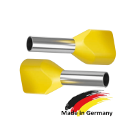 Zwillingsaderendh&uuml;lsen 2x6 mm&sup2; / 14mm N...