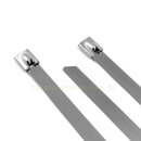 100 Stück Kabelbinder Edelstahl 125 x 4,6 mm