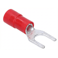 Gabelkabelschuhe teilisoliert 0,5-1,5 mm² rot M3 100...