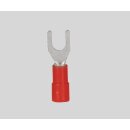 Gabelkabelschuhe teilisoliert 0,5 - 1,5 mm² rot M5 1...