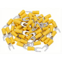 Gabelkabelschuhe teilisoliert 4-6,0 mm&sup2; gelb M4...