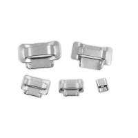 Edelstahl-Schlaufen-Klammern für Bänder bis 19 mm