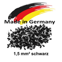 Aderendhülsen 1,5 mm² schwarz  productbox