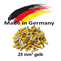 Aderendh&uuml;lsen 25,0 mm&sup2; gelb DIN 46228/4