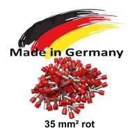 Aderendh&uuml;lsen 35,0 mm&sup2; / rot DIN 46228/4