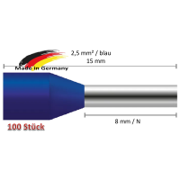 Aderendhülsen 2,5 mm² / 8mm N  gallery
