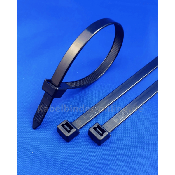 Schwarz 1 VP = 100 Stück UV-beständig